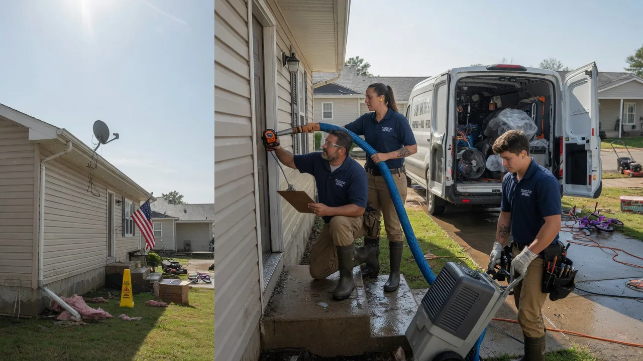 Ceiling Water Damage Restoration in Ettrick, WI near me
